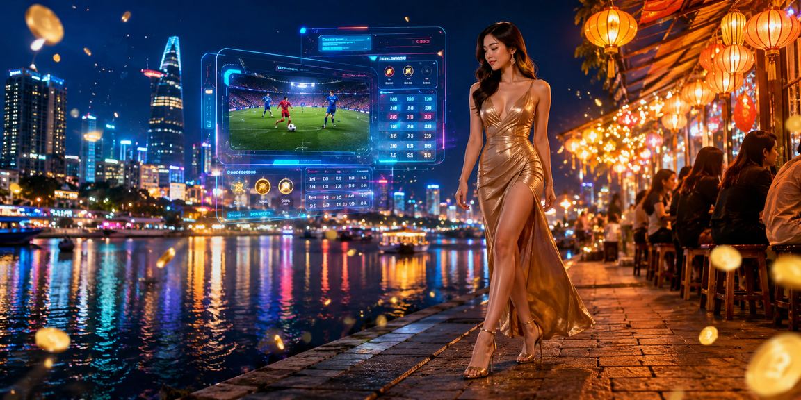 Chợ đêm TP.HCM nhộn nhịp với người chơi xổ số và giải trí casino trực tuyến